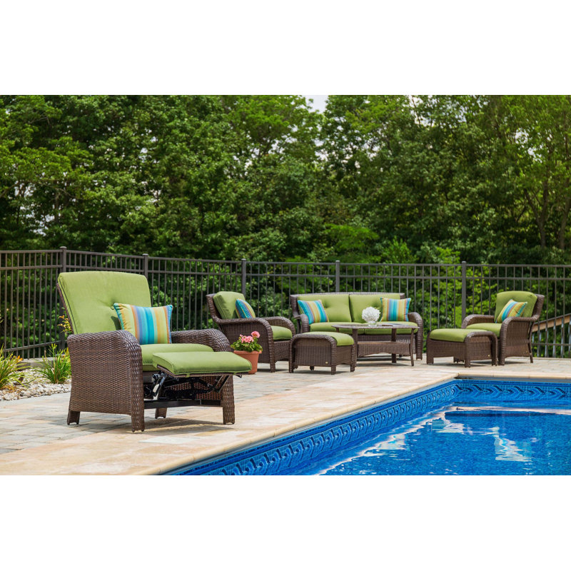 La Z Boy Sawyer 6 Piece Sunbrella Sofa Seating Group With Sunbrella Cushions Reviews Wayfair