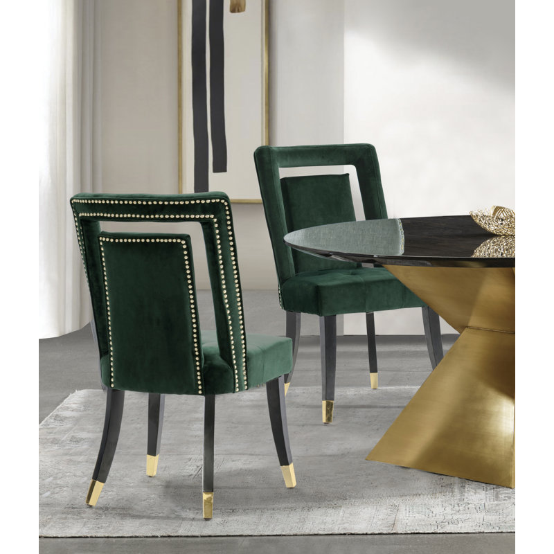 Everly Quinn Durrant Upholstered Dining Chair Reviews Wayfair
