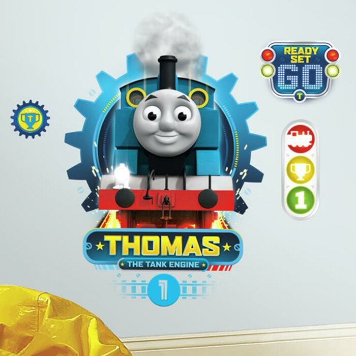 Hit Entertainment Thomas The Tank Engine Peel And Stick Wall Decal