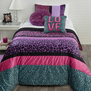 Pop Cheetah Comforter Set