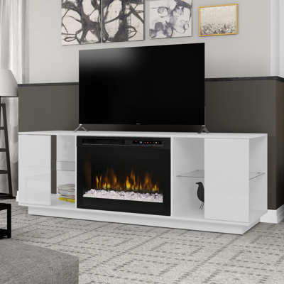 Television Firebox Tv Stand For Tvs Up To 60 With Fireplace