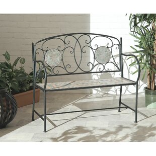 Naples Wrought Iron Bench By Sol 72 Outdoor