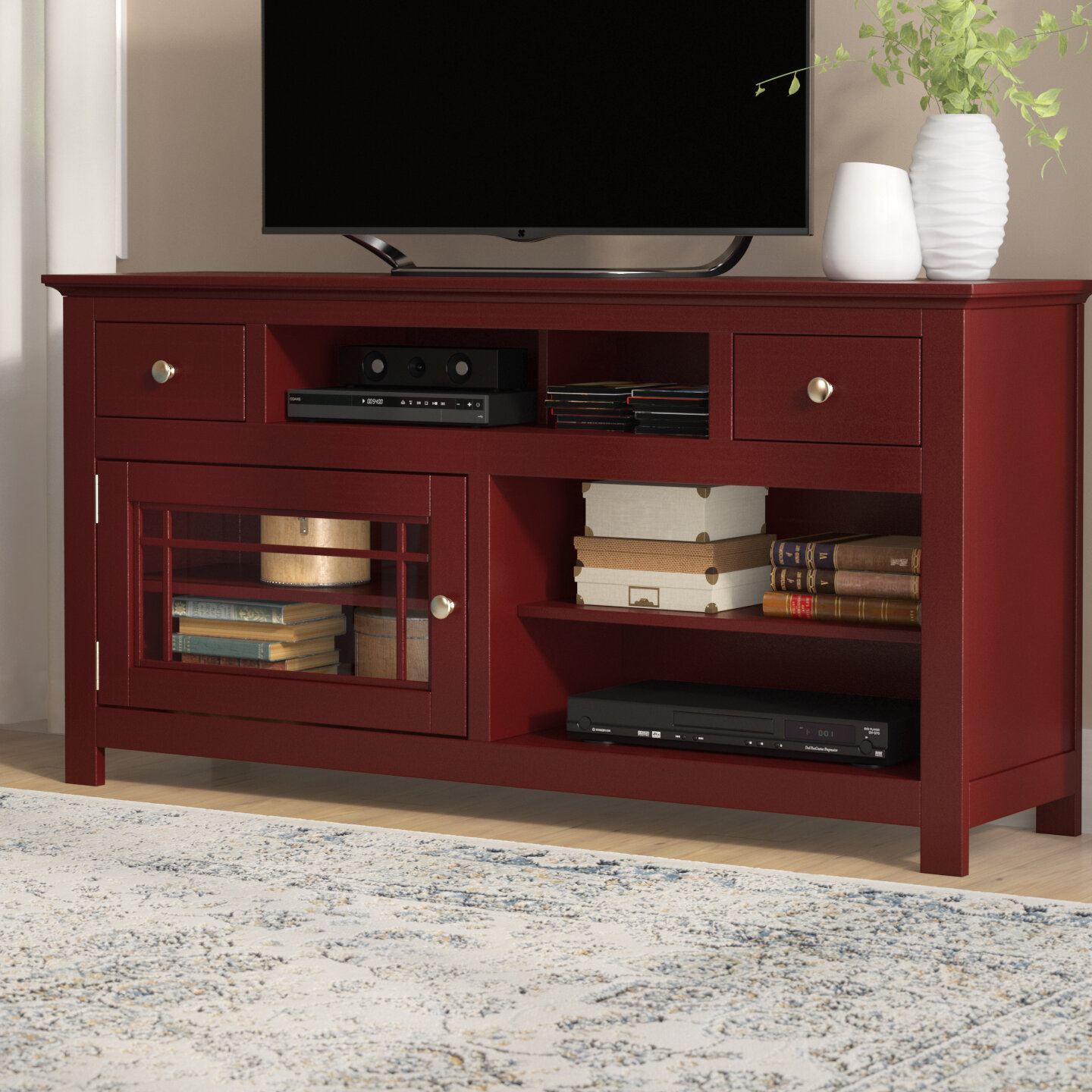 Darby Home Co Julee Tv Stand For Tvs Up To 70 Reviews Wayfair