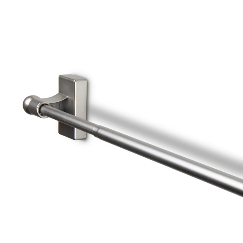 Andover Mills Borgen Magnetic Curtain Single Rod Reviews Wayfair