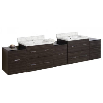 American Imaginations Xena Farmhouse 72 Double Bathroom Vanity Set Wayfair