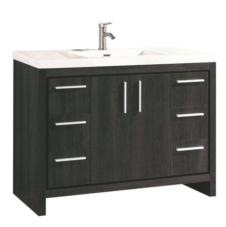 Orren Ellis Peiffer Modern 47 Single Bathroom Vanity Set Wayfair