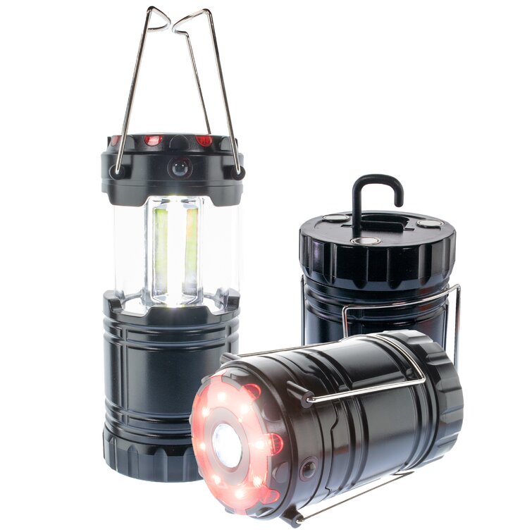 2X Portable Emergency Lamp Tent Light LED Lantern W/ Hook Outdoor Camping Light