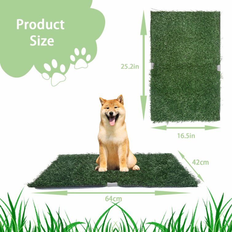 2 Pack Pet Puppy Pads Washable Reusable Dog Training Pee Pads Indoor Potty