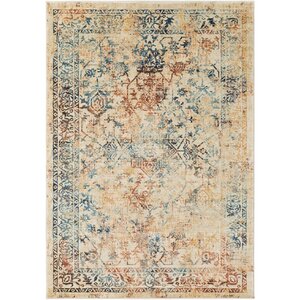 Herring Burnt Orange/Dark Brown Area Rug