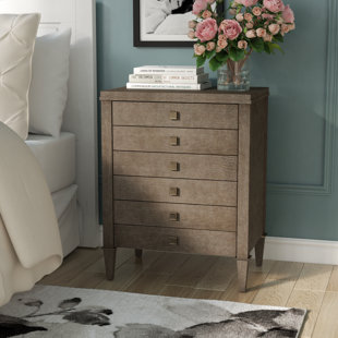 Go to store & view more images Albright 3 Drawer Wood Nightstand by Everly Quinn
