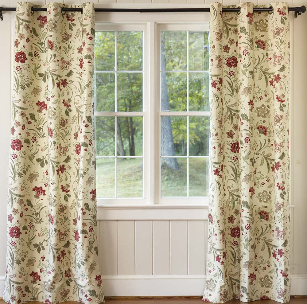 Plow Hearth Jacobean Thermalogic Floral Room Darkening Thermal