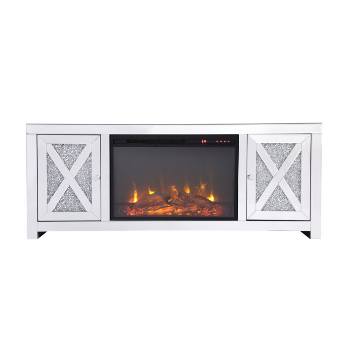 Aaron Tv Stand For Tvs Up To 65 Inches With Fireplace Included