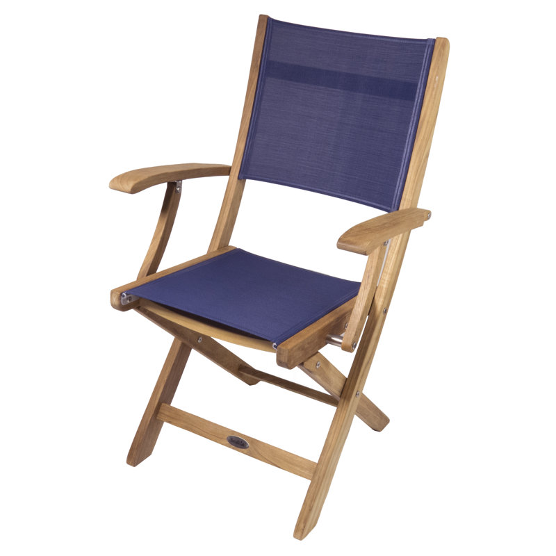 Seateak Bimini Folding Deck Chair Wayfair