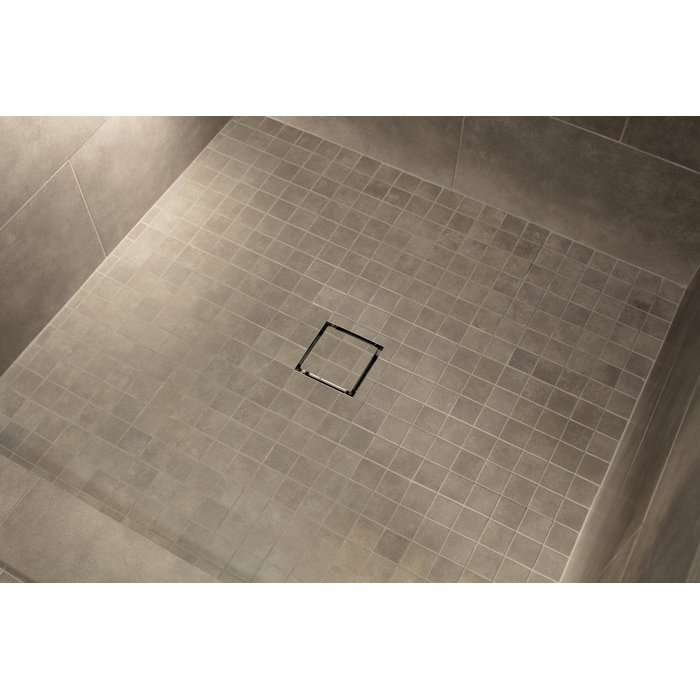 Stainless Steel Tile Insert Square 2 Linear Shower Drain Stainless Steel Tile Insert Square 2 Linear Shower Drain