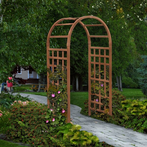 New England Arbors Sierra Vinyl Arbor & Reviews | Wayfair