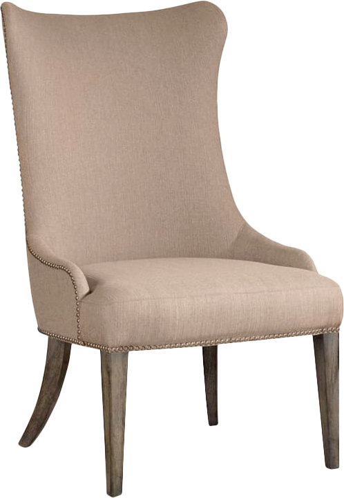 Upholstered Dining Chair. Shop Drew's Honeymoon House! {Kitchen & Dining Room} #PropertyBrothers