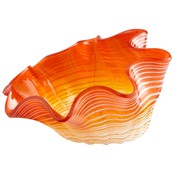 Cyan Design Glass Abstract Contemporary Decorative Bowl Wayfair
