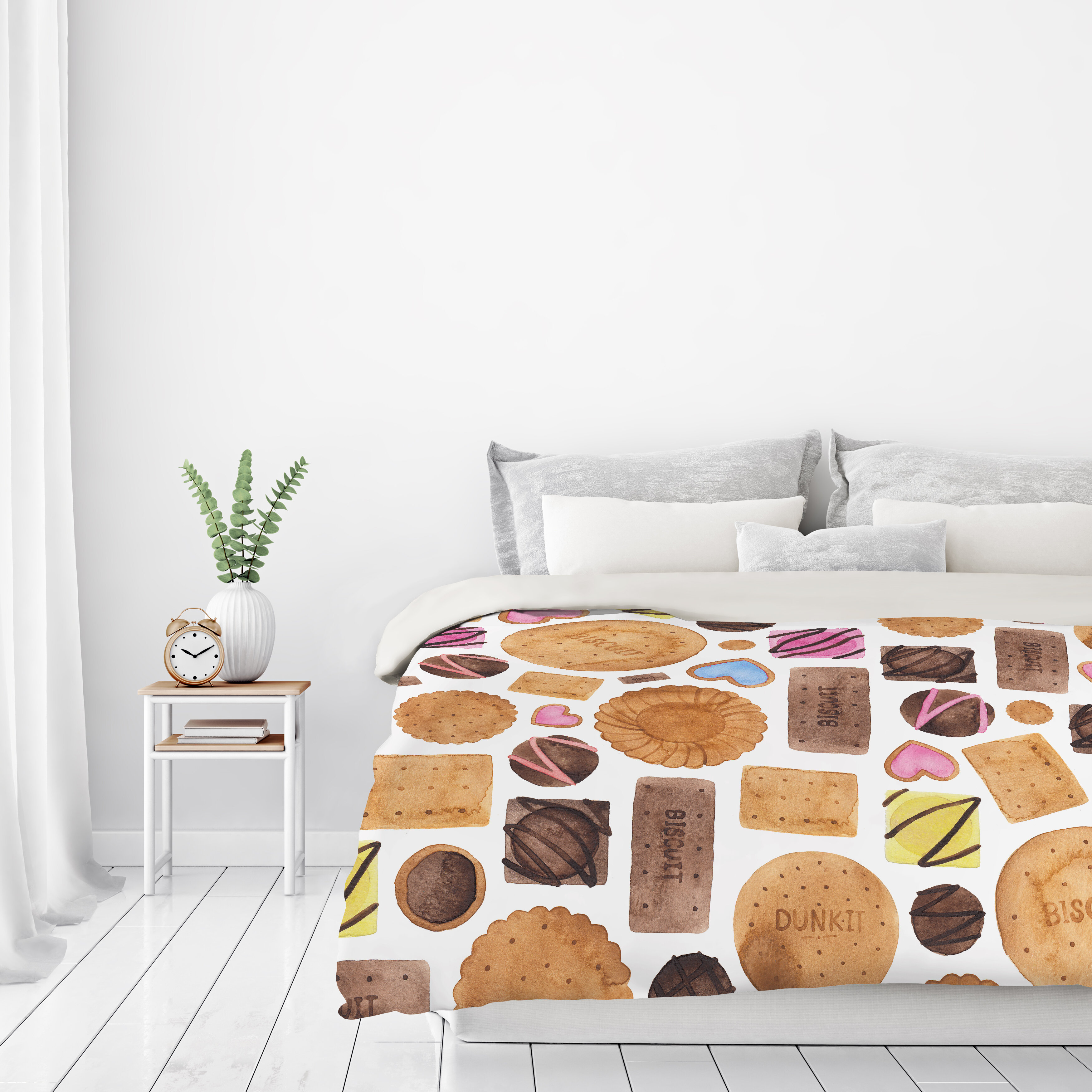 East Urban Home Sweets And Biscuits Duvet Cover Wayfair