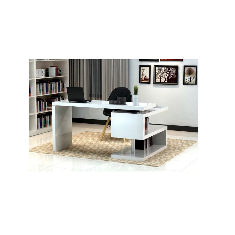 demetra l shaped desk