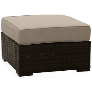 Go to store & view more images Southport Outdoor Ottoman with Cushion by Shoreline Rattan