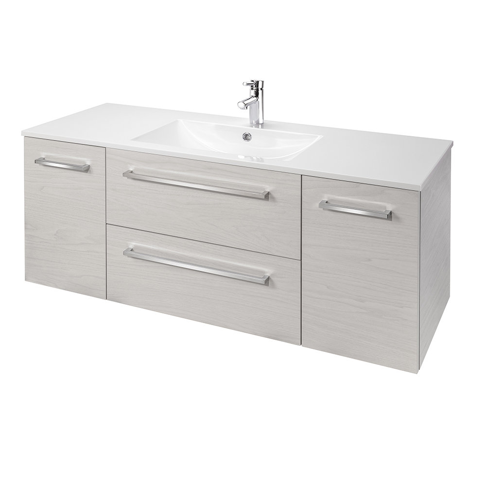 Ivy Bronx Nakagawa 48 Wall Mounted Single Bathroom Vanity Set Wayfairca