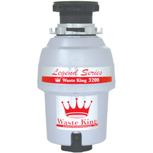 Legend Series EZ-Mount 3/4 HP Continuous Feed Garbage Disposal