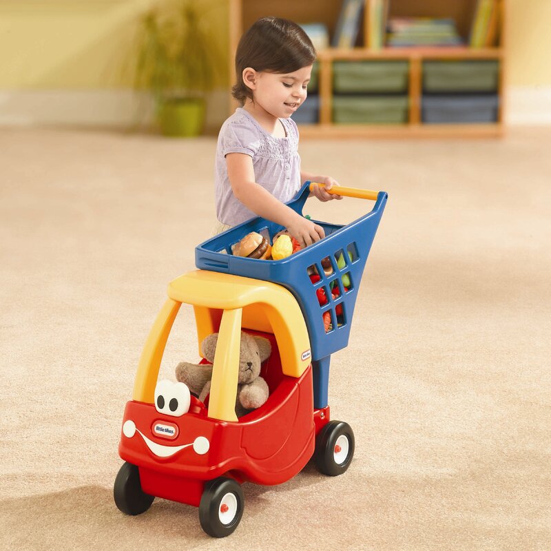 little tikes cosy coupe shopping trolley