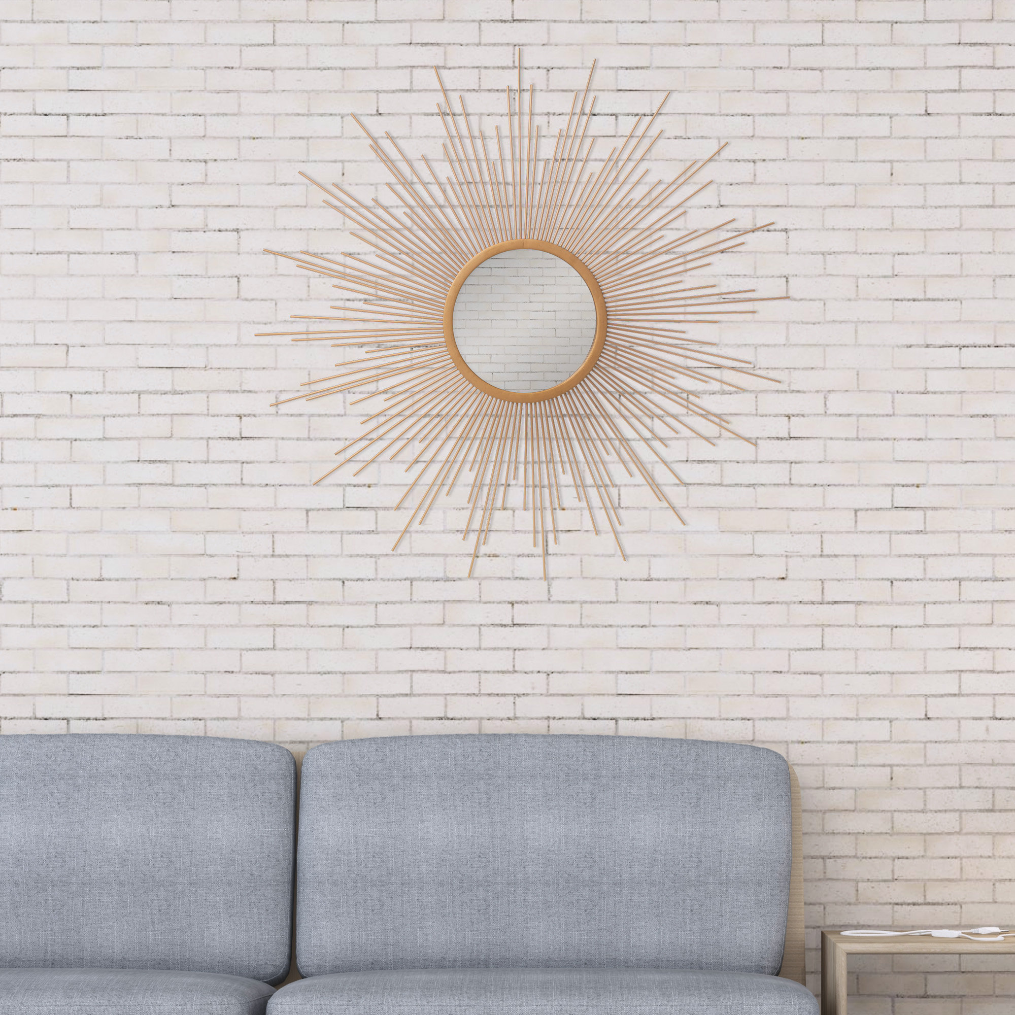 Wrought Studio Haider Sunburst Glam Accent Mirror Reviews Wayfair