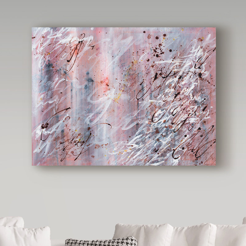 Trademark Art Uncertain Terms By Acrylic Painting Print On