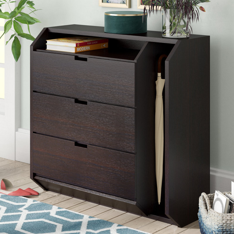Contemporary 9 Pair Shoe Storage Cabinet Reviews Joss Main