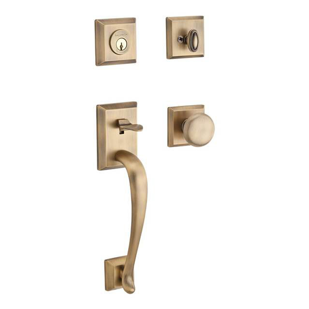 Baldwin Napa Handleset With Single Cylinder Deadbolt And Door Knob