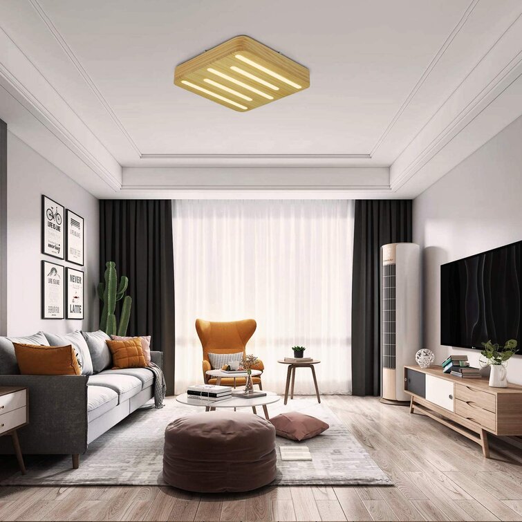 Moderne Dimmbar Wohnzimmer Acryl LED Deckenlampe Deckenleuchte mit Fernbedienung 