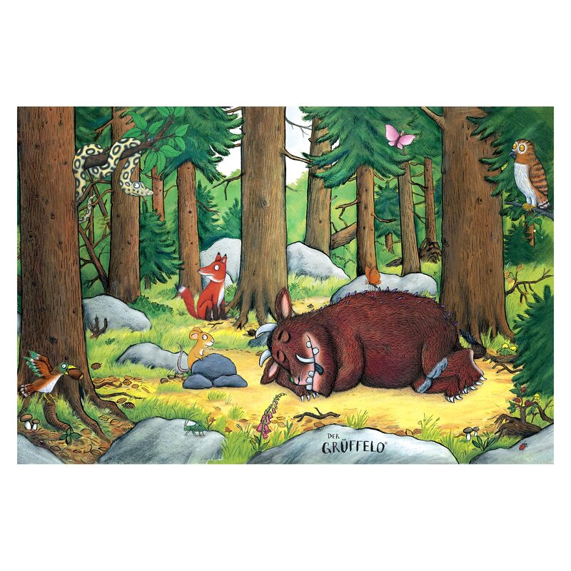 East Urban Home Gruffalo - Nap in the Woods 3.2m x 4.8m Textured Matte ...