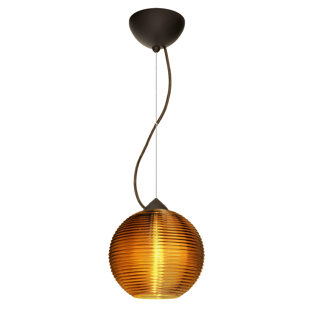 Go to store & view more images Kristall 1-Light Globe Pendant by Besa Lighting