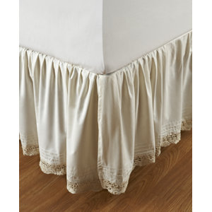 Marchant Crochet Cotton Bed Skirt