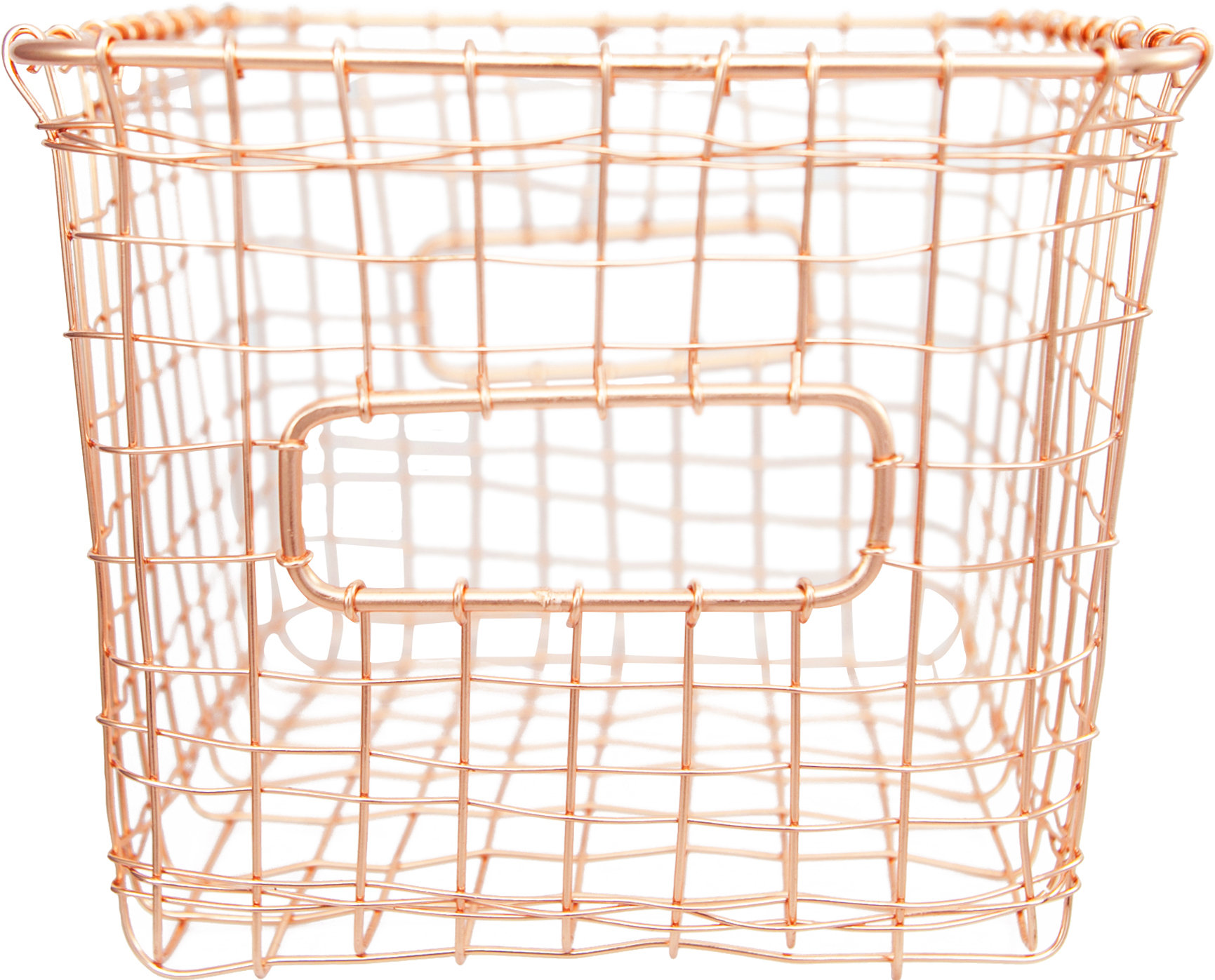 Gracie Oaks Copper Wire Basket & Reviews Wayfair