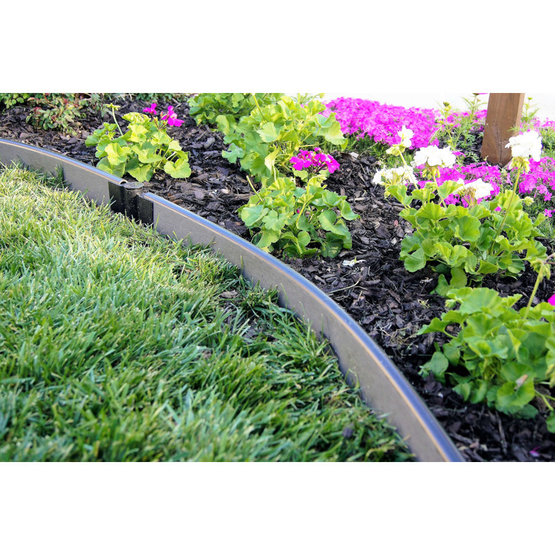 Frame It All Tool Free Uptown 16 Ft Curved Landscape Edging Kit