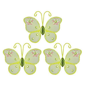 Faulkner Mini Butterfly Hanging 3D Wall Decor (Set of 3)