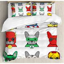 superhero double bedding
