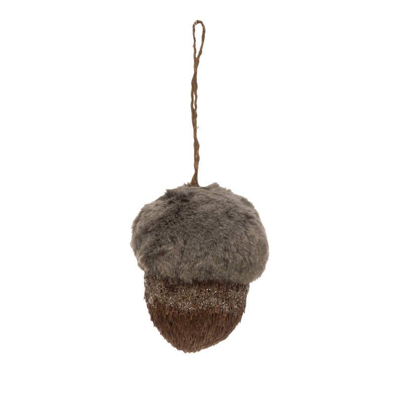 The Holiday Aisle Sisal Acorn Hanging Figurine Ornament Wayfair