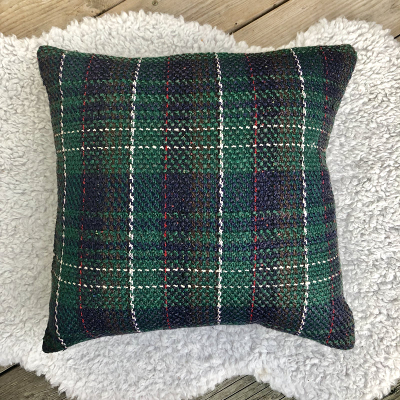 Holiday 2019 Christmas Plaid Rectangular Pillow Cover