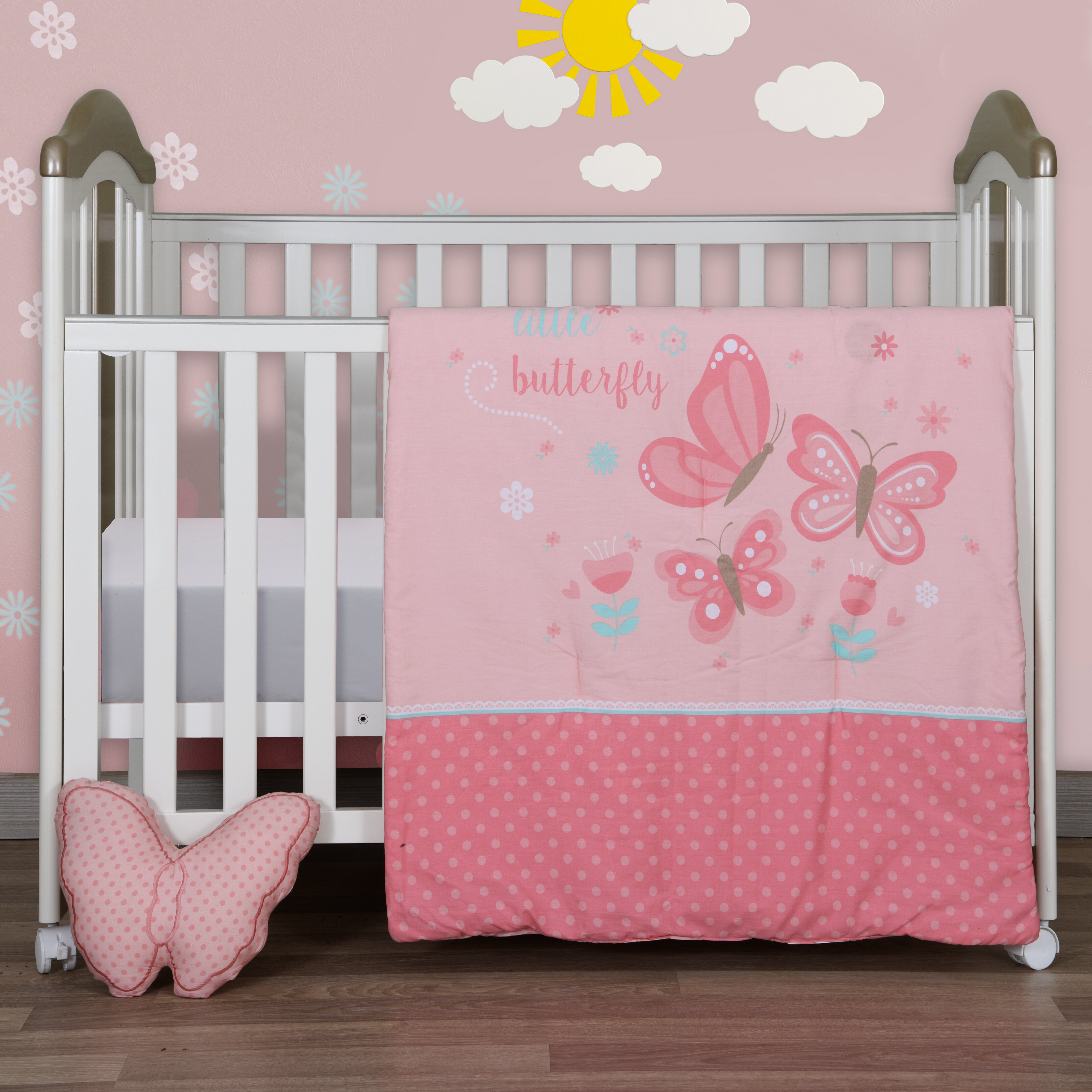 butterfly crib bedding set
