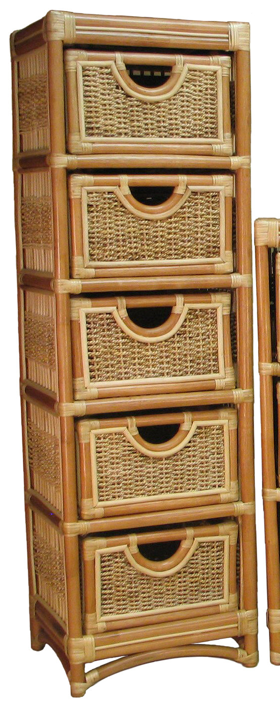 wicker drawer unit on Spice Islands 5 Drawer Storage Chest Wayfair