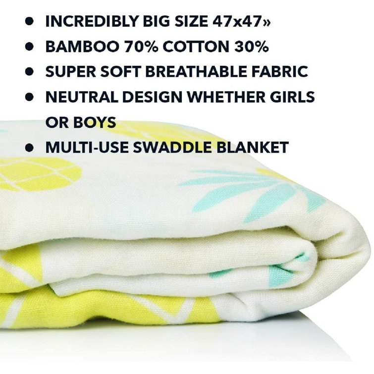 pineapple swaddle blanket