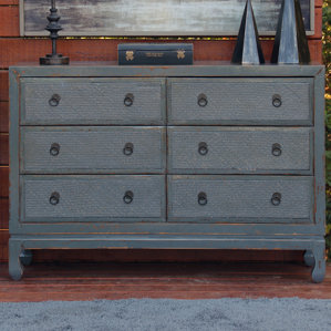 Devanna Antique Style 6 Drawer Double Dresser by Bloomsbury Market