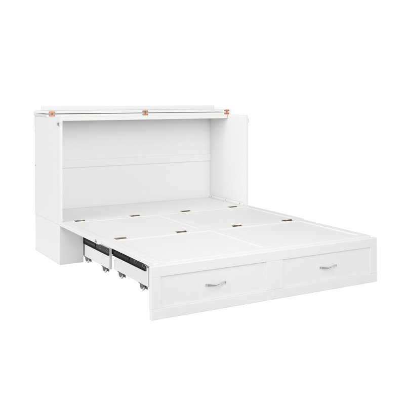 Canora Grey Audet Queen Storage Murphy Bed With Mattress Reviews