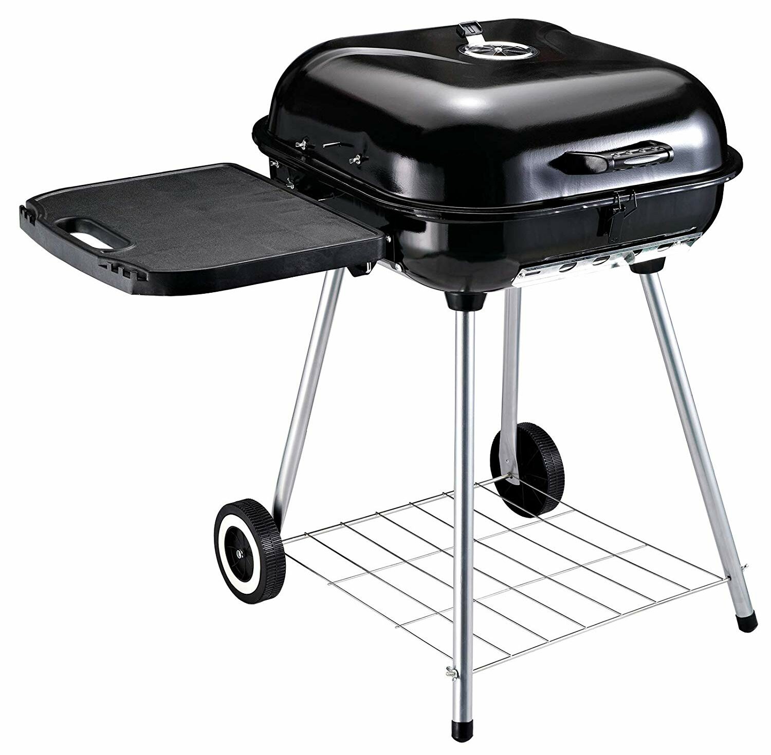 16 INCH ROUND CHARCOAL BARBEQUE BBQ ADJUSTABLE GRILL BARBECUE PORTABLE CAMPING 