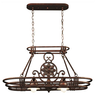 Lighted Hanging Pot Racks You Ll Love Wayfair Dorada Lighted Hanging Pot Rack