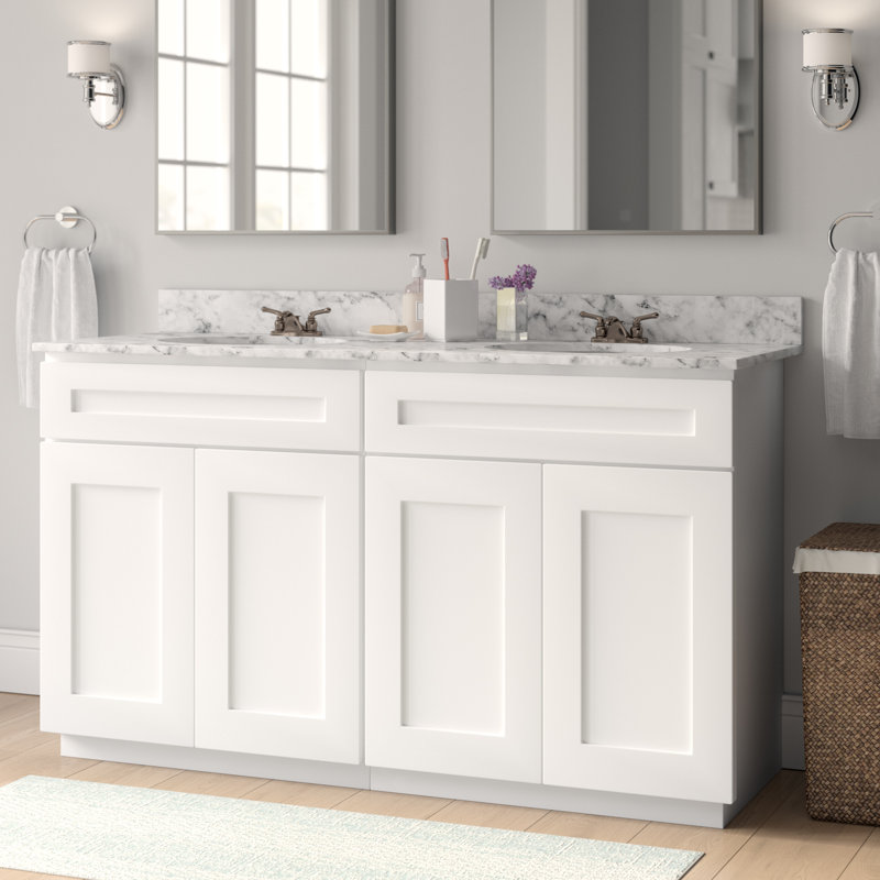 Winston Porter Strausbaugh 60 Double Bathroom Vanity Set Wayfair Trending Searches