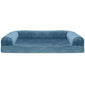 Faux Fur and Velvet Orthopedic Dog Sofa